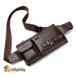 Trending Men's Leather Sling Chest Shoulder Bag