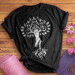 I'm Mostly Peace Love And Light Funny Vintage Yoga T-Shirt