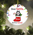 Dog Ornament, Dog Christmas Ornaments, Dog christmas Decor, Dogs First Christmas Ornament