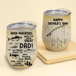 Wine Tumbler, dad wine tumbler, Happy Father‘s Day, wine cups with lids, Father Day Gift, wine tumbler