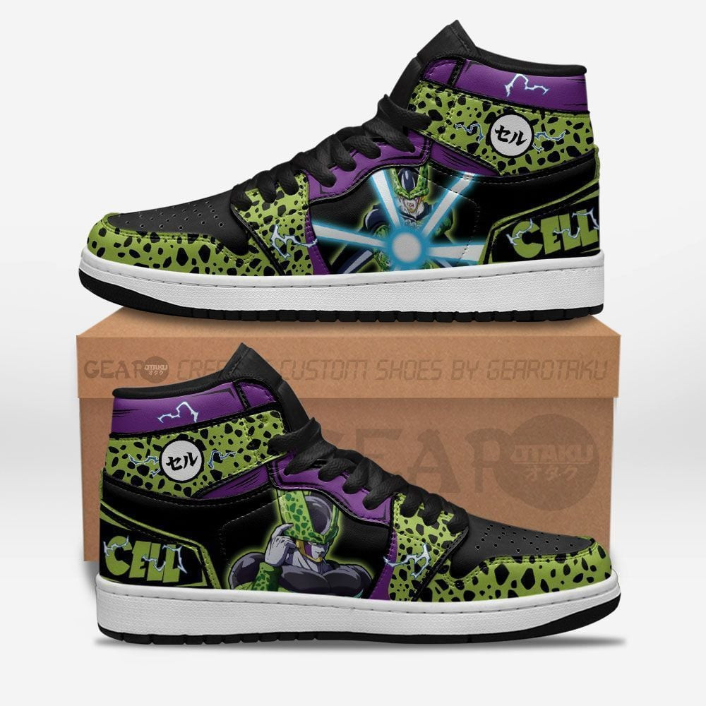 Perfect Cell Shoes Sneakers Skill Dragon Ball Custom Shoes DE497 - Fragrany