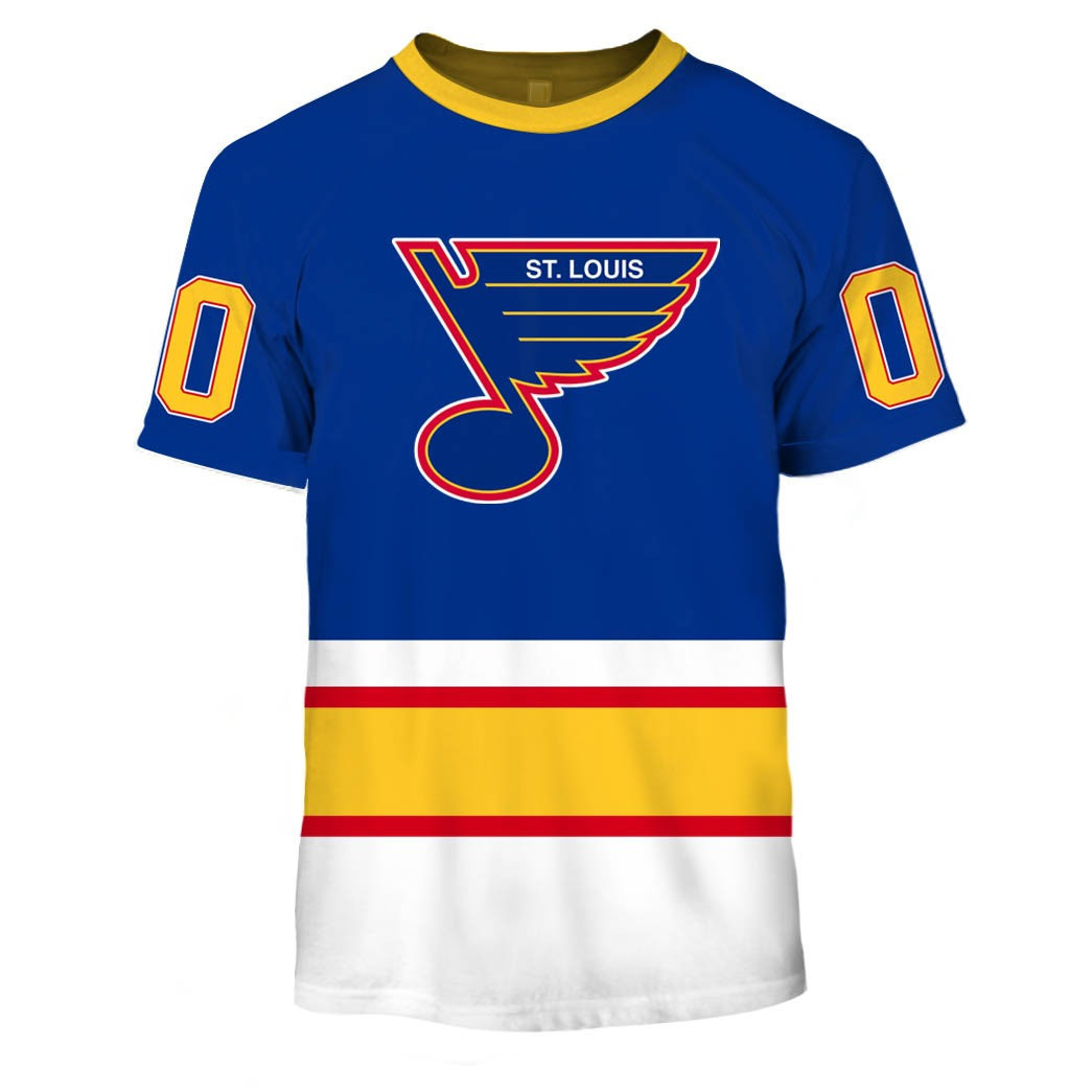 Maillot De Hockey Vintage St. Louis Blues LNH Années 80 - Taille Adulte Petit, Occasion Rare