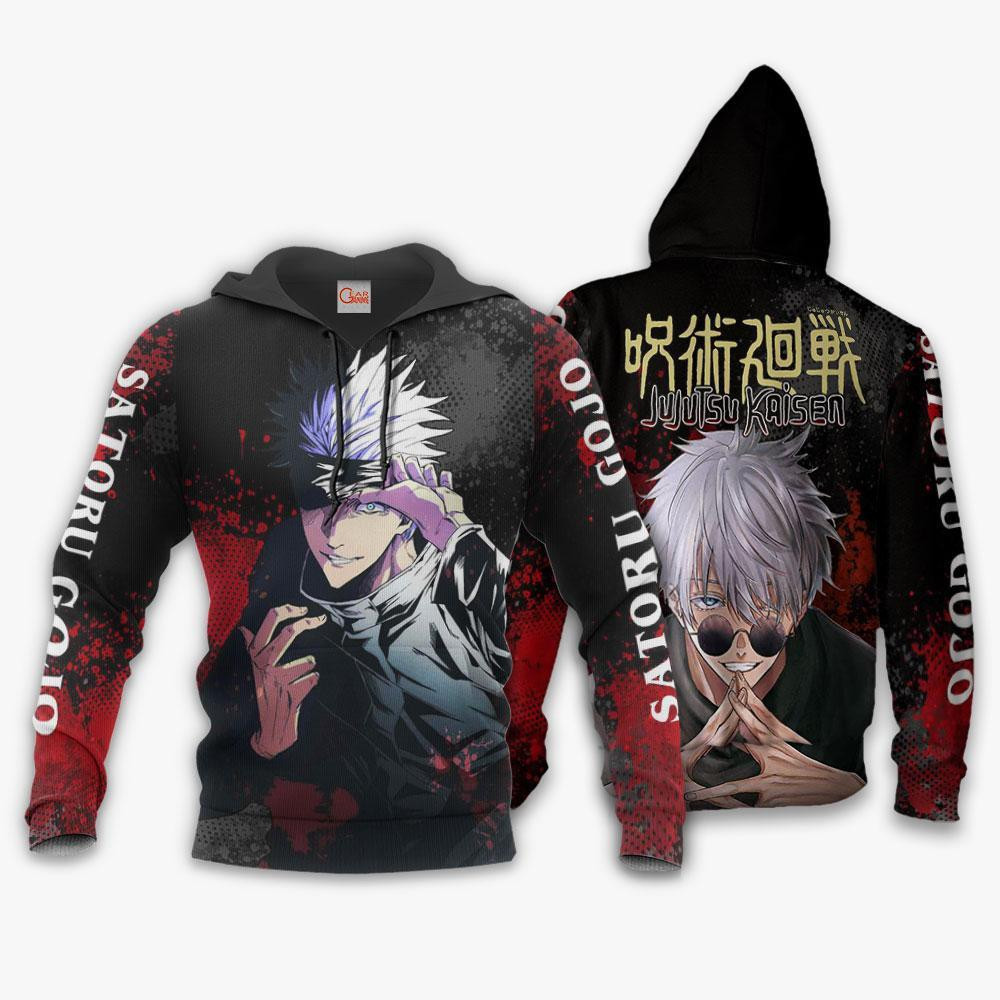 Satoru Gojo Hoodie Shirt Jujutsu Kaisen Custom Anime Hoodie 3D Printed ...