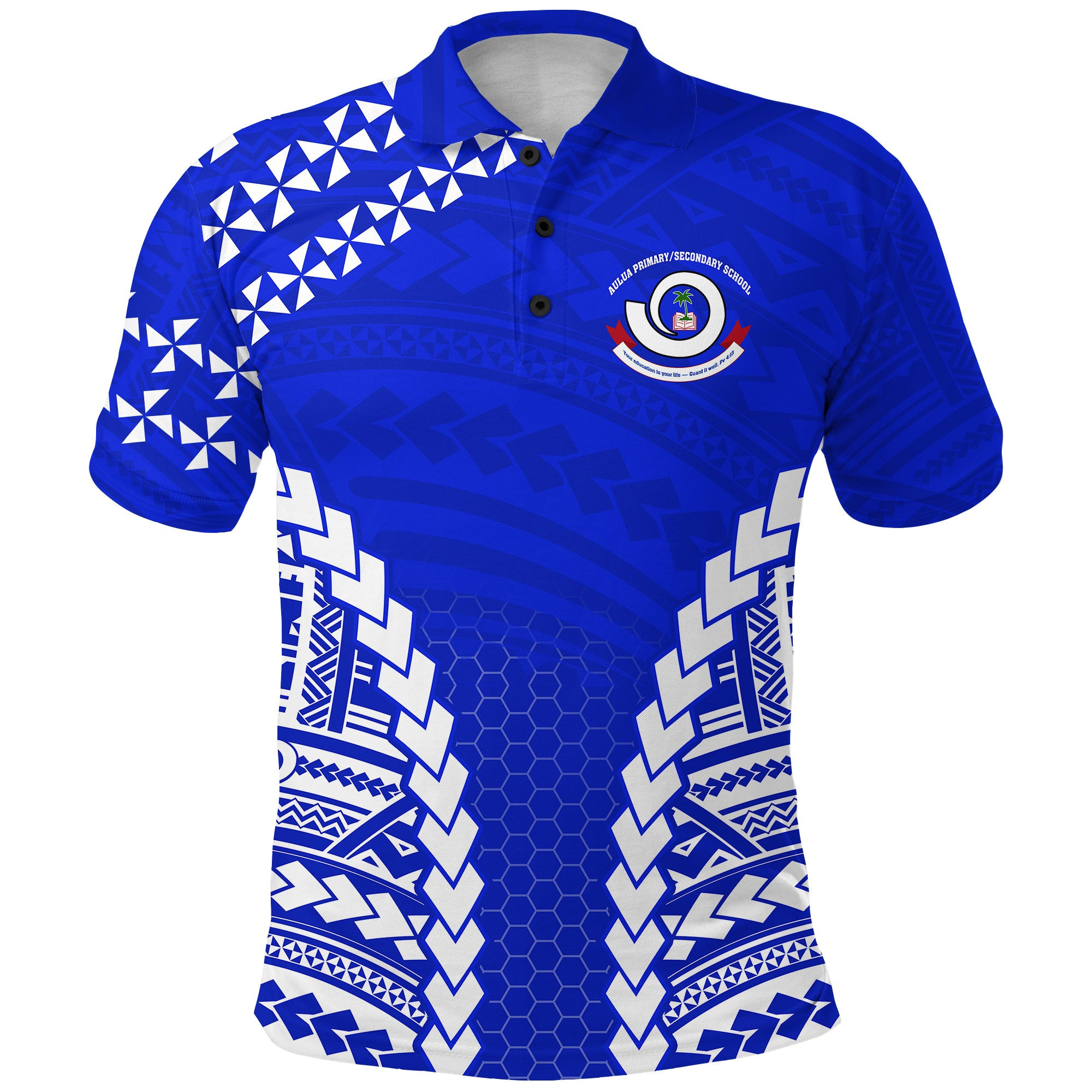 Aulua Primary/Secondary School Polo Shirt Ver.02 Lt13 - Fragrany