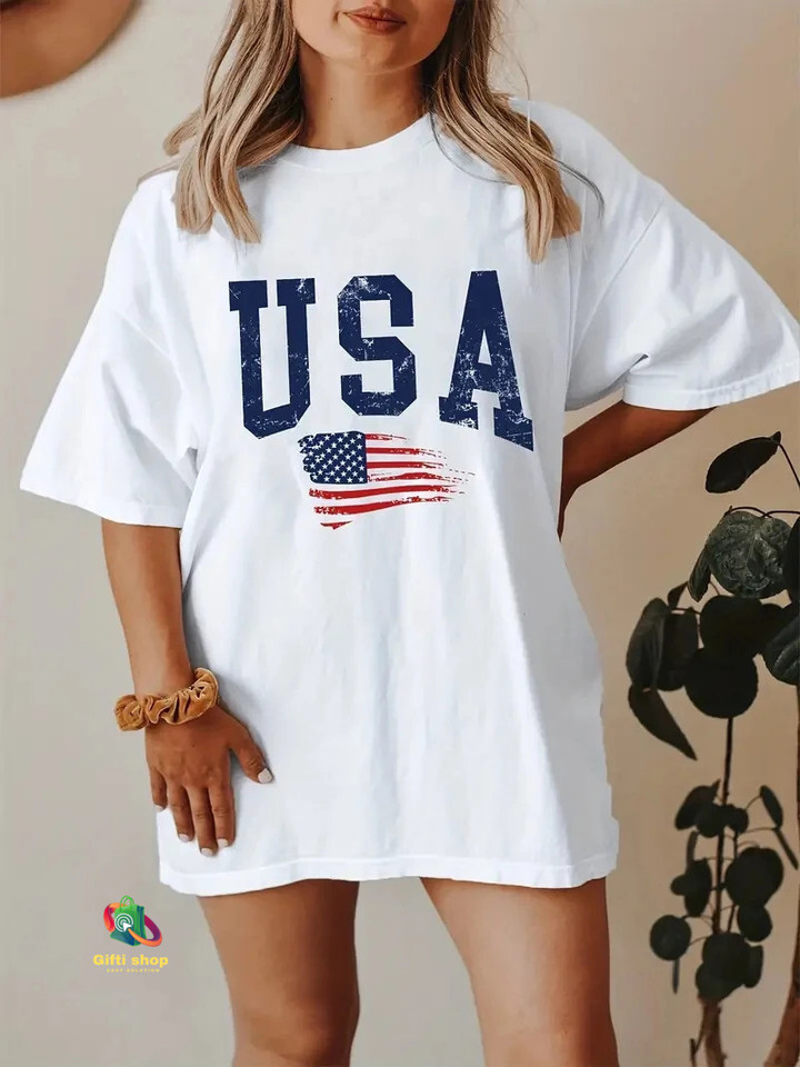 USA Print Women T-shirts
