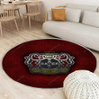 Bayer 04 Leverkusen Teppich Rund, Teppiche - Deutscher Fußballverein Outdoor Teppich Rund, Roter Metalleffekt Teppich Wohnzimmer, Carpet, Rug