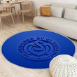 Msv Duisburg Teppich Rund, Teppiche - Outdoor Teppich Rund, Blau Teppich Wohnzimmer, Carpet, Rug