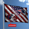 New England Patriots-Custom Name-Personalized Flag-DS003