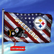 Pittsburgh Steelers-Custom Name-Personalized Flag-DS003