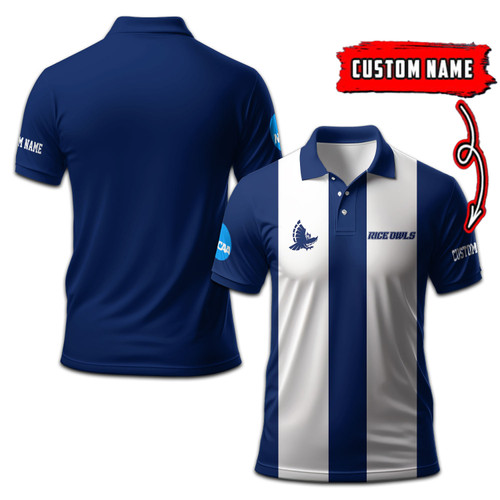 Rice Owls | Custom Name Polo Shirt Trending 2025 FT8525
