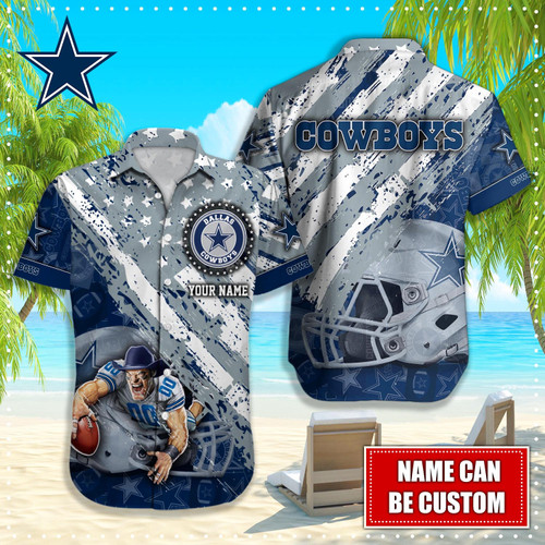 Dallas Cowboys NFL-Hawaiian shirt custom Q-48242