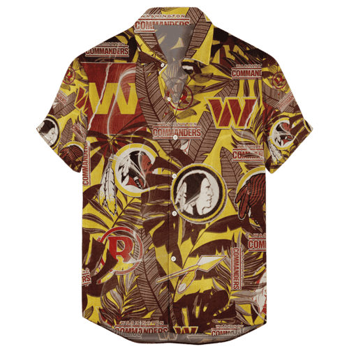 Washington Commanders Hawaiian Retro “Logo Revolutions” NFL 2024