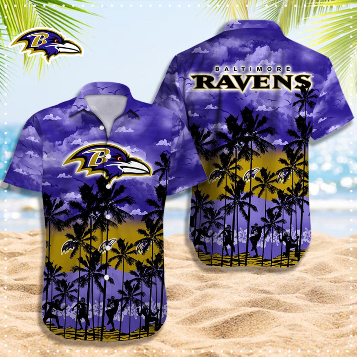 Baltimore Ravens NFL-Hawaii Shirt T-48408