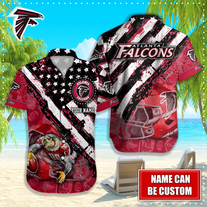 Atlanta Falcons NFL-Hawaiian shirt custom Q-48242