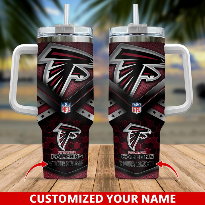 Atlanta Falcons Pesonalized Tumbler 40OZ