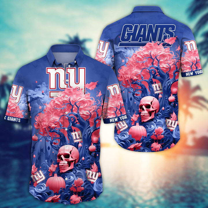 New York Giants Halloween Skull Trending Hawaii Shirt New Arrivals H51939