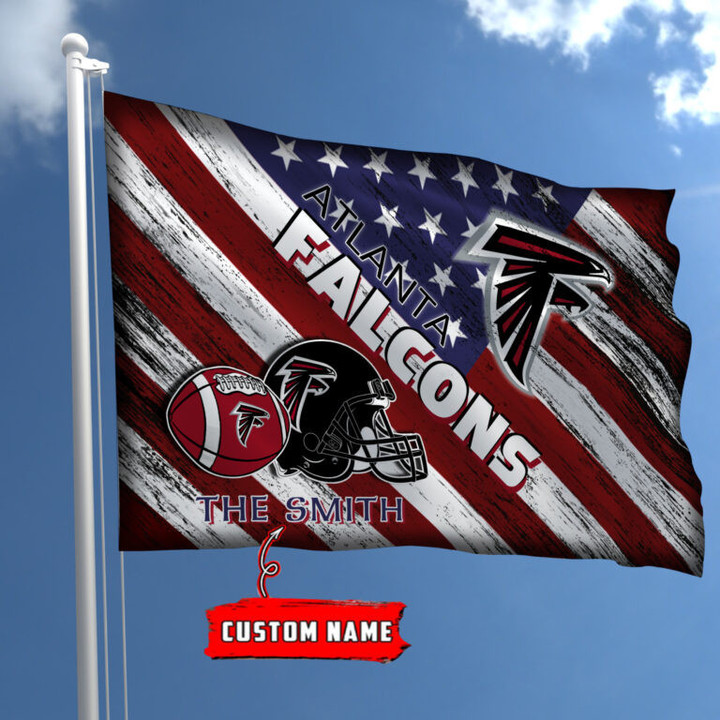 Atlanta Falcons-Custom Name-Personalized Flag-DS003