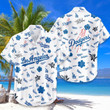 Los Angeles Dodgers Hawaiian Shirt Tropical Beach