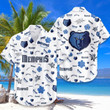 Memphis Grizzlies Hawaiian Shirt Tropical Beach