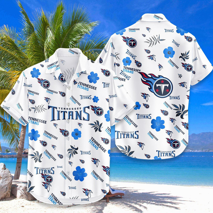 Tennessee Titans Hawaiian Shirt Tropical Beach