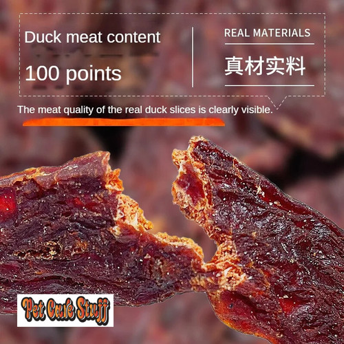 Pet Food High Quality Duck Jerky Cheese Meat Slices Dog Snacks Dog Training Rewards