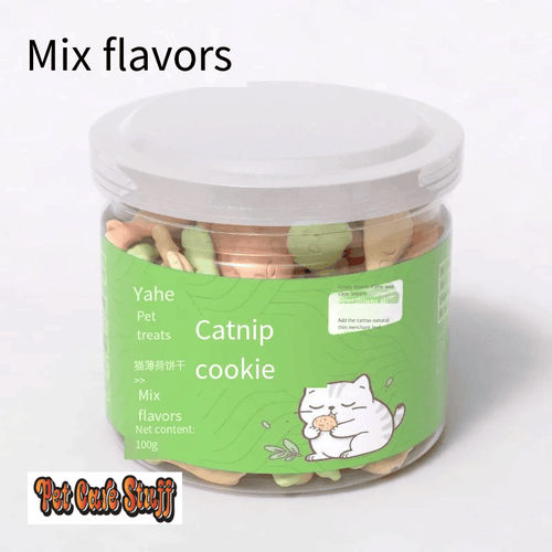 Catnip cookie for cat treats pet molars nutrition fattening baby cat treats into cat rewards