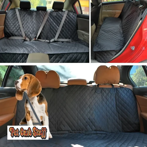 Dog Car Seat Cover Pet Travel Carrier Mattress Waterproof Dog Car Seat Protector With Middle Seat Armrest For Dogs