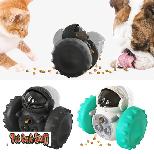 Dog Treat Leaking Toy For Small Big Dogs Tumbler Interactive Toys Puppy Cat Slow Food Feeder Dispenser IQ Training Accessories