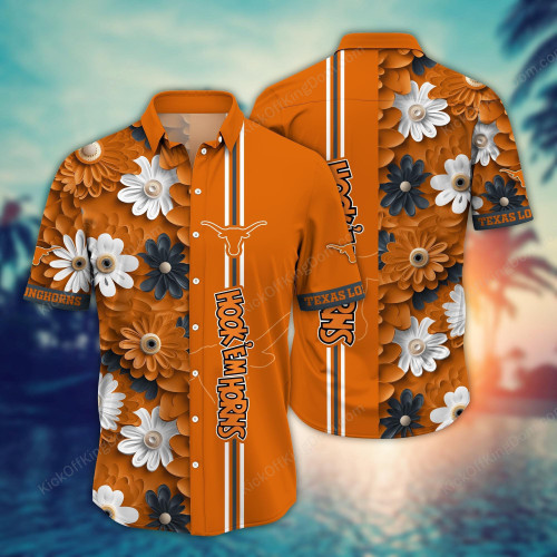 Texas Longhorns | NCAA2 Flower Hawaii Shirt For Fans, Summer Football Shirts NA49574