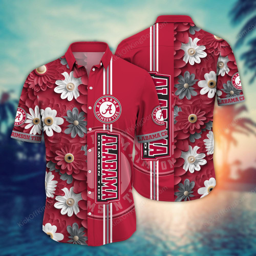 Alabama Crimson Tide | NCAA1 Flower Hawaii Shirt For Fans, Summer Football Shirts NA49574