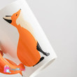 Fox 3D Cartoon Coffee Mugs with Handle