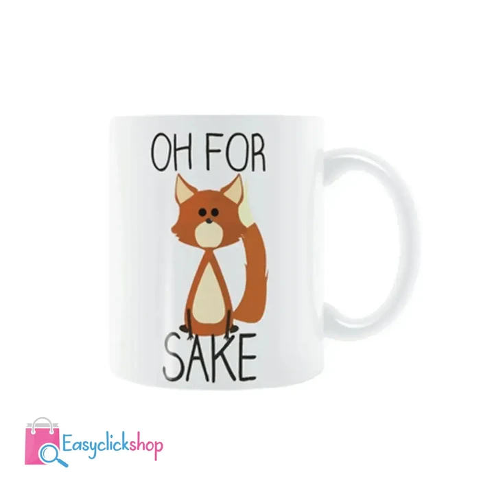 Oh For Sake Fox Mug