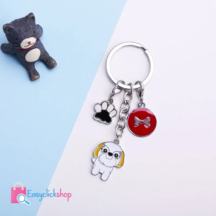 Keychain Jewerly Shih Tzu Dog
