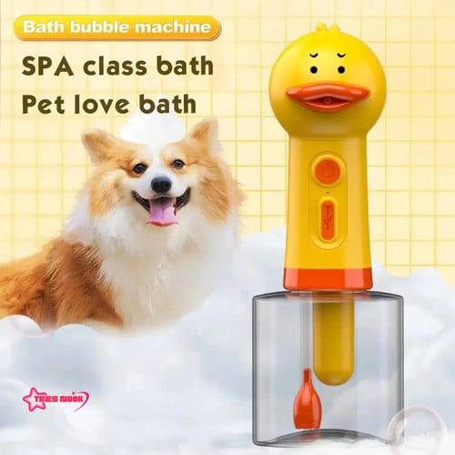 Yellow Duck Pet Foam Cleaning Bathing Electric Machine