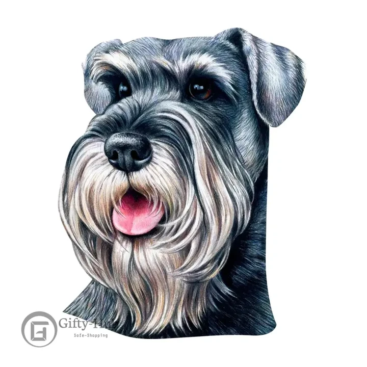 Perros Schnauzer Car Sticker