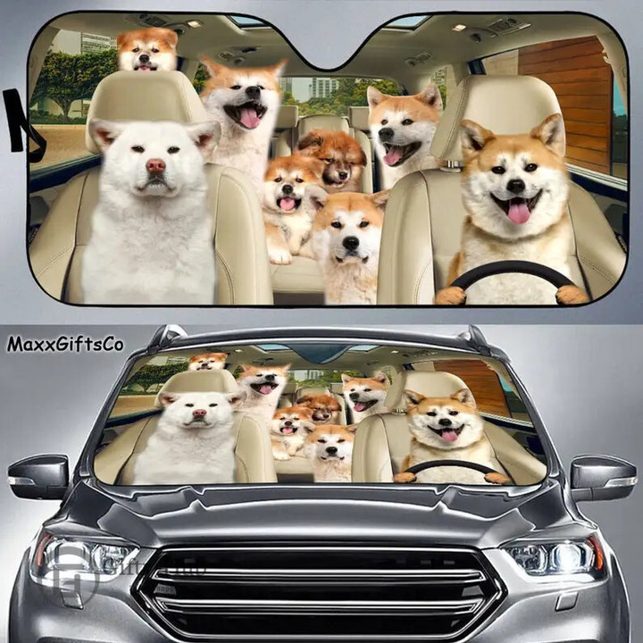 Akita Car Sun Shade