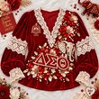 Premium V-Neck Long Sleeve Women Shirt HCT APT DST 1610265