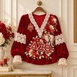 Premium V-Neck Long Sleeve Women Shirt HCT APT DST 1610265