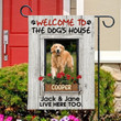 Dog Welcome Custom Flag, Dog House Flag, Dog Lover Decorating Idea