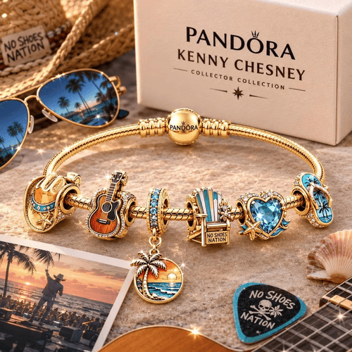 Gold Charm Bracelet Set HANNN TND KECH 1809262