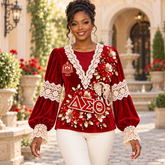 Premium V-Neck Long Sleeve Women Shirt HCT APT DST 1610265