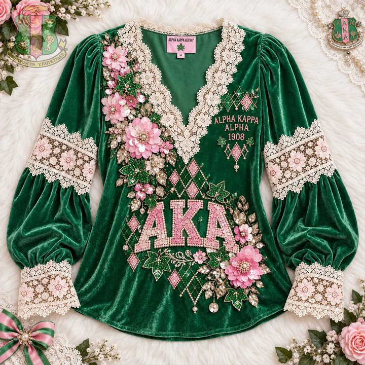 Premium V-Neck Long Sleeve Women Shirt HCT APT AKA 1610266