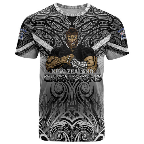 New Zealand T Shirt Rugby Aotearoa Champions DT02