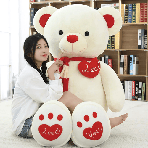 Bear Plush Toy Lovely Giant Bear Huge Stuffed Soft Dolls Kids Toy Birthday Gift For Girlfriend