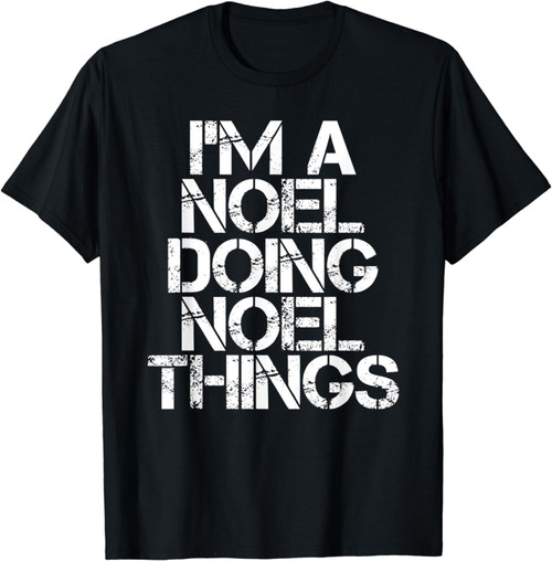 Noel Funny Surname Family Tree Birthday Reunion Gift Idea T-Shirt