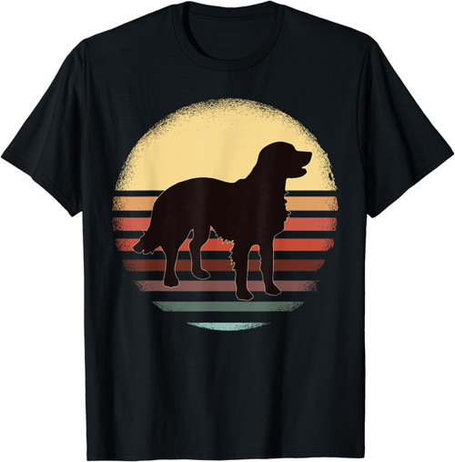 Golden Retriever Dog Retro T-Shirt