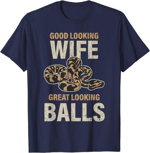 Funny Reptile Breeeder Ball Python Owner Gift Pythonidae T-Shirt