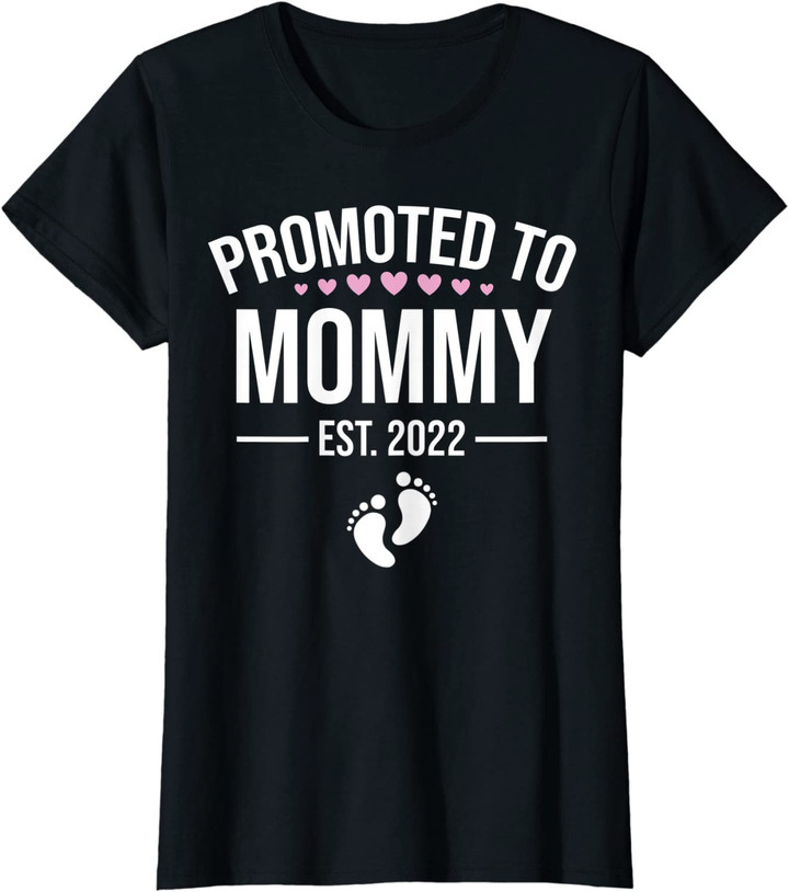 Womens 1st Time Mom EST 2022 New First Mommy 2022 Mothers Day 2022 T Shirt Long Sleeve Sweatshirt Hoodie
