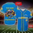 Los Angeles Chargers | Personalized NFL Print Baseball Jerseys