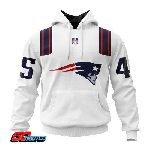 New England Patriots | Personalized Hoodie Away Design